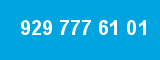 929 777 61 01